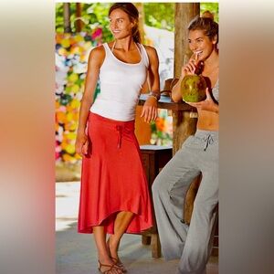 EUC Athleta Beachcomber hi-low midi skirt